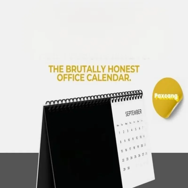 Я хочу говорить на работе. Календарь 2025 года. Забавный настольный рабочий