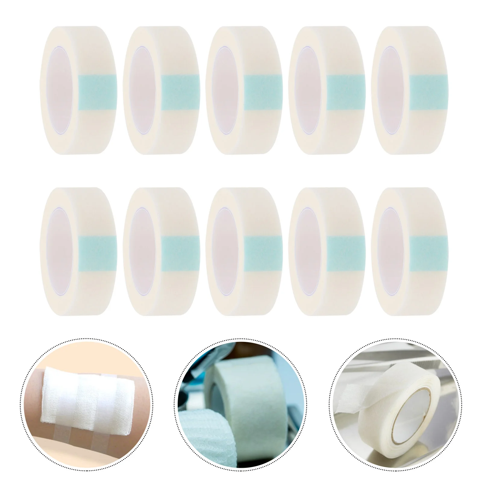

Tape Skin Bandage Adhesive Sensitive First Aid Clear Paper Eyelash Extension Pressure Emergency Lash Eye Wrap Cotton Bandages