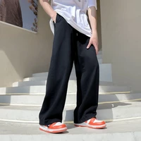 khaki black casual pants men fashion wide leg pants mens japanese streetwear loose hip hop straight pants mens trousers m 2xl