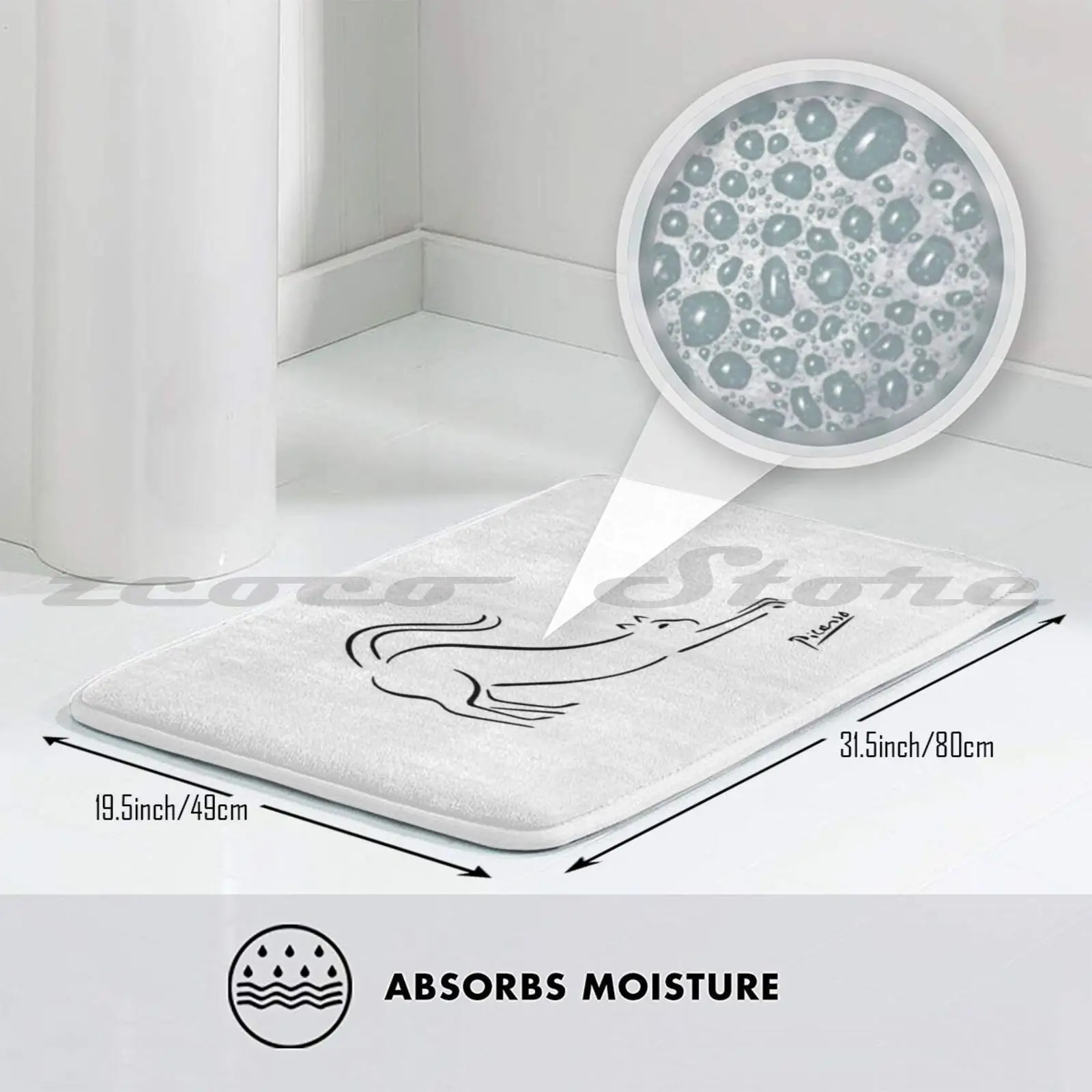 Футболка с изображением кота Пабло Пикассо коврик для набросков котят