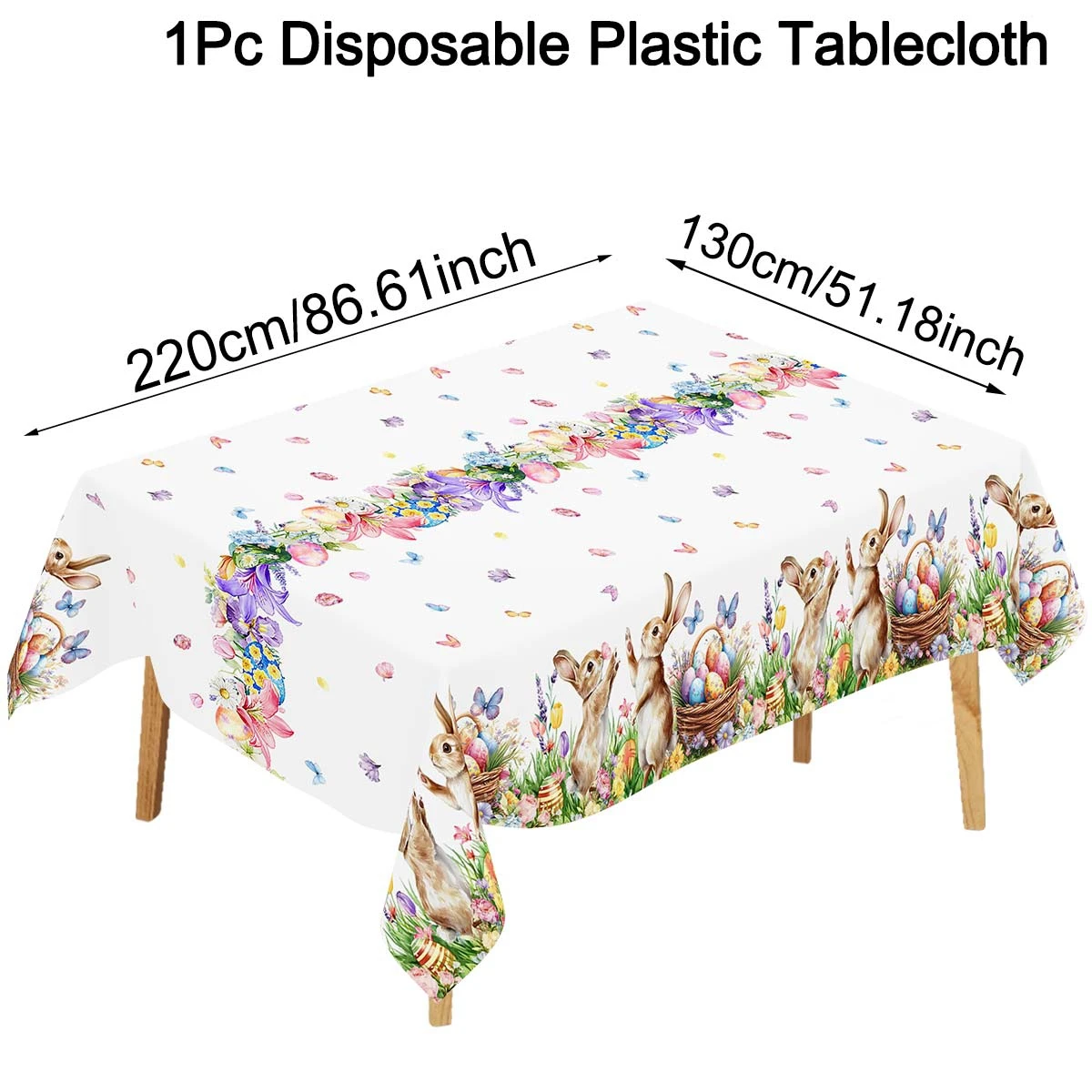 

Одноразовая пластиковая скатерть для Пасхи