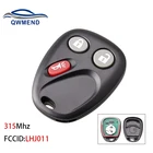 Для автомобильного ключа Chevrolet, 3 кнопки, Автомобильный Дистанционный ключ LHJ011 для GMC Hummer H2 Chevrolet avalcadillac Escalade 2003-2006