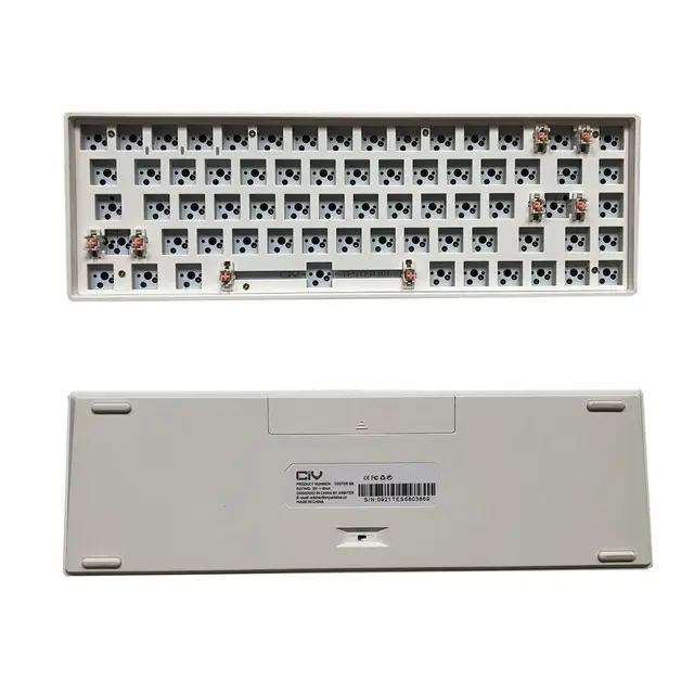 Customized Mechanical Keyboard Kit TES68 Hot-swappable Shaft Base Axis 2.4G Bluetooth Customized Wireless Keyboard 2