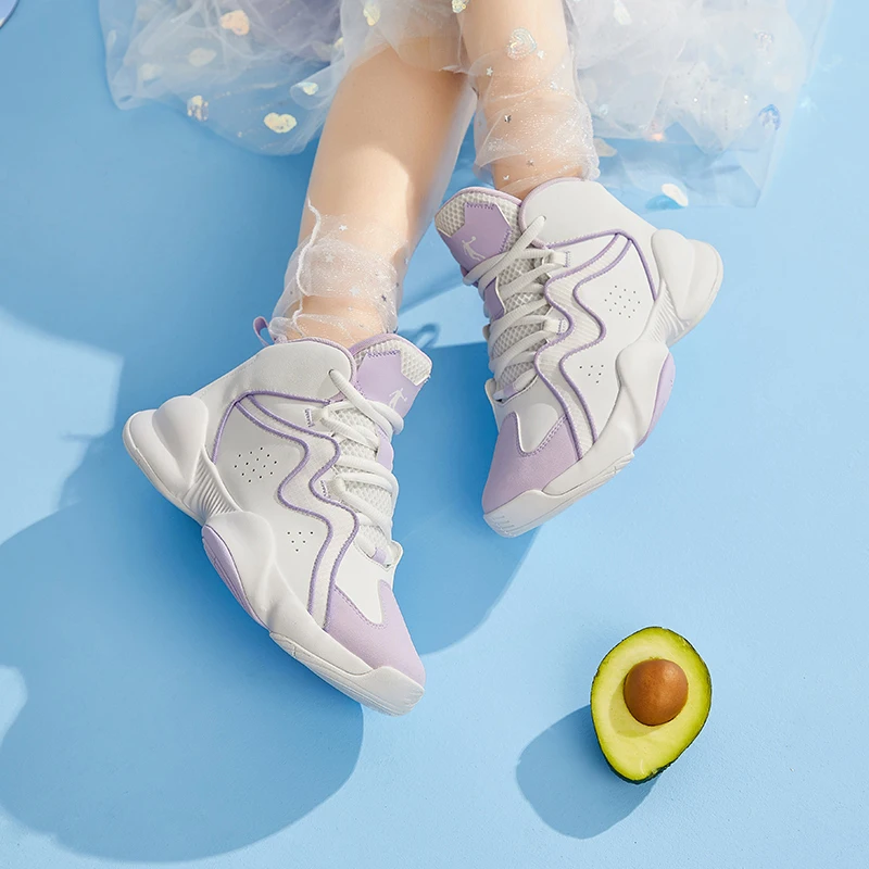 QIAODAN ZHIZAO Basketball Shoes for Women Fashion Sports Shoes High Quality Gym Training Casual Safety Sneakers XM16212003