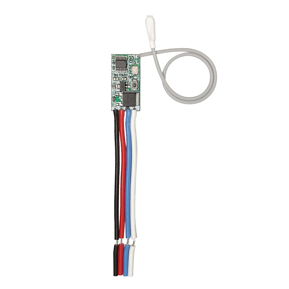 

DC3.6v-24v 2A 433MHz Micro Receiver with Antenna LED Light Control Module Micro Remote Control Switch Micro Receiver Module