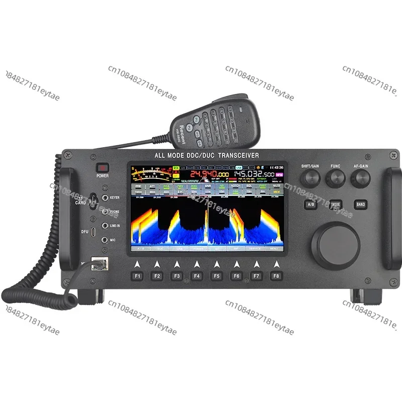 RS-998 Полнодиапазонный ВЧ ВЧ-радио 100 Вт Спектр Динамический дисплей водопада