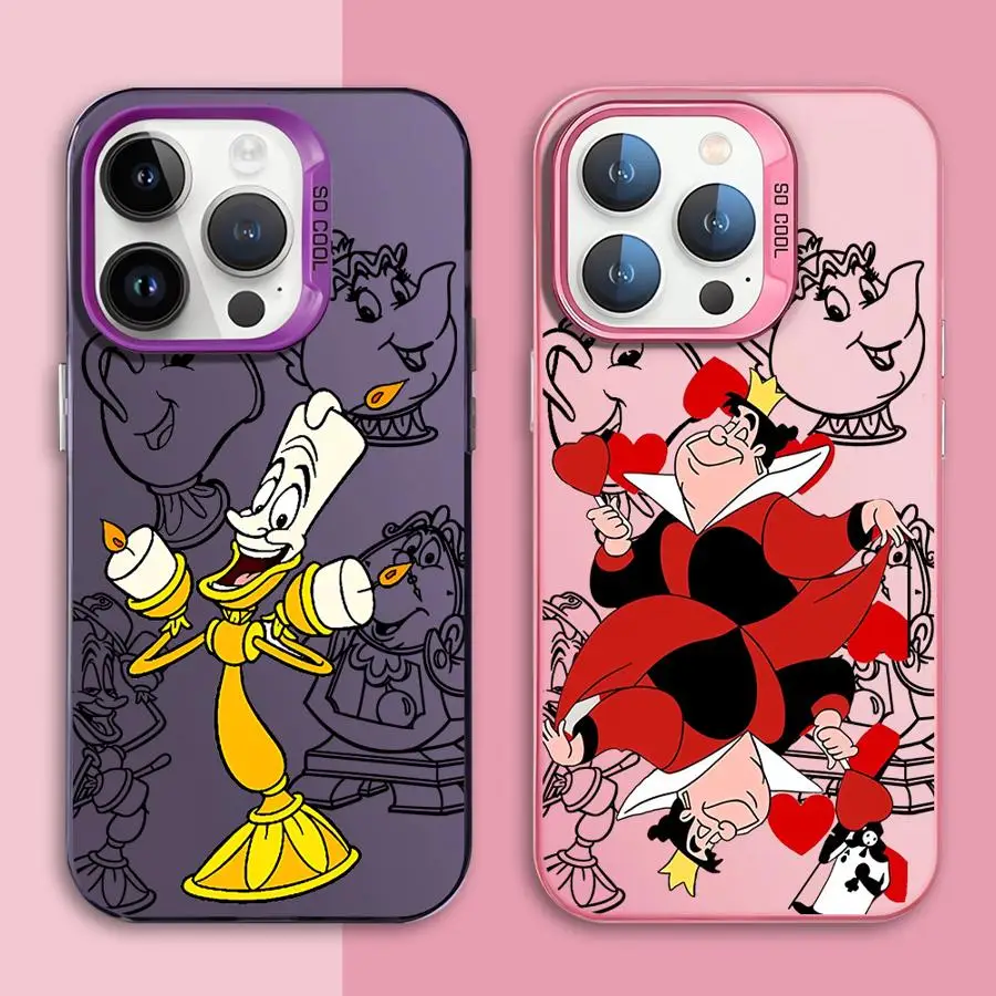 Disney Alice In Wonderland Phone Case for Apple iPhone 15 16 Pro Max 13 14 Plus 12 11 plus Matte