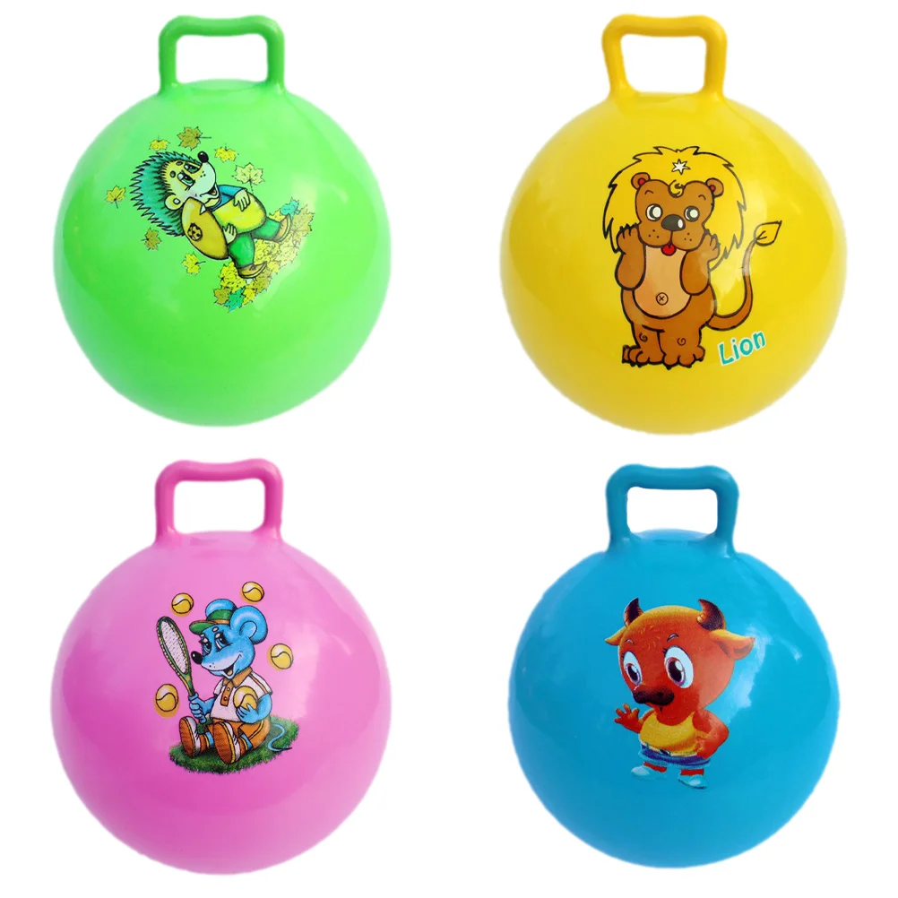 

4 Pcs Jumping Bouncing Ball Fitness Bouncy Balls Kids Excercise Workout Inflatable Funnel Exercise