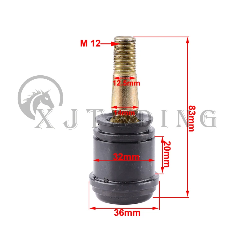 Фото Шарнирный комплект M12 32x20 мм, подходит для Jianshe Jinling Redcat MPX VX Yamoto JLA-24 110cc 150cc 200cc 250CC js250 ATV UTV Quad Bike №4