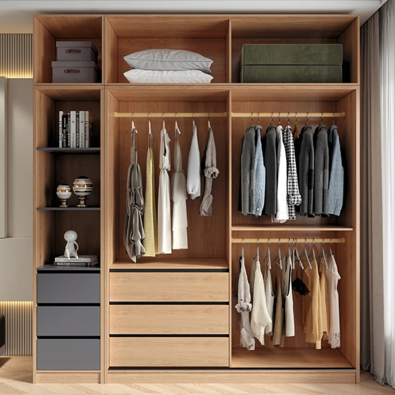 Многослойный шкаф-органайзер современный минималистичный шкаф для хранения