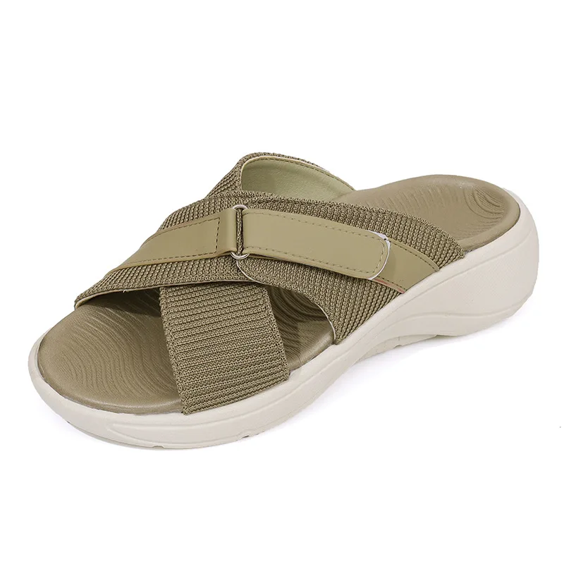 Женские летние шлепанцы повседневные сандалии на плоской подошве