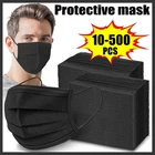 10-500 шт., одноразовые маски для лица с фильтром