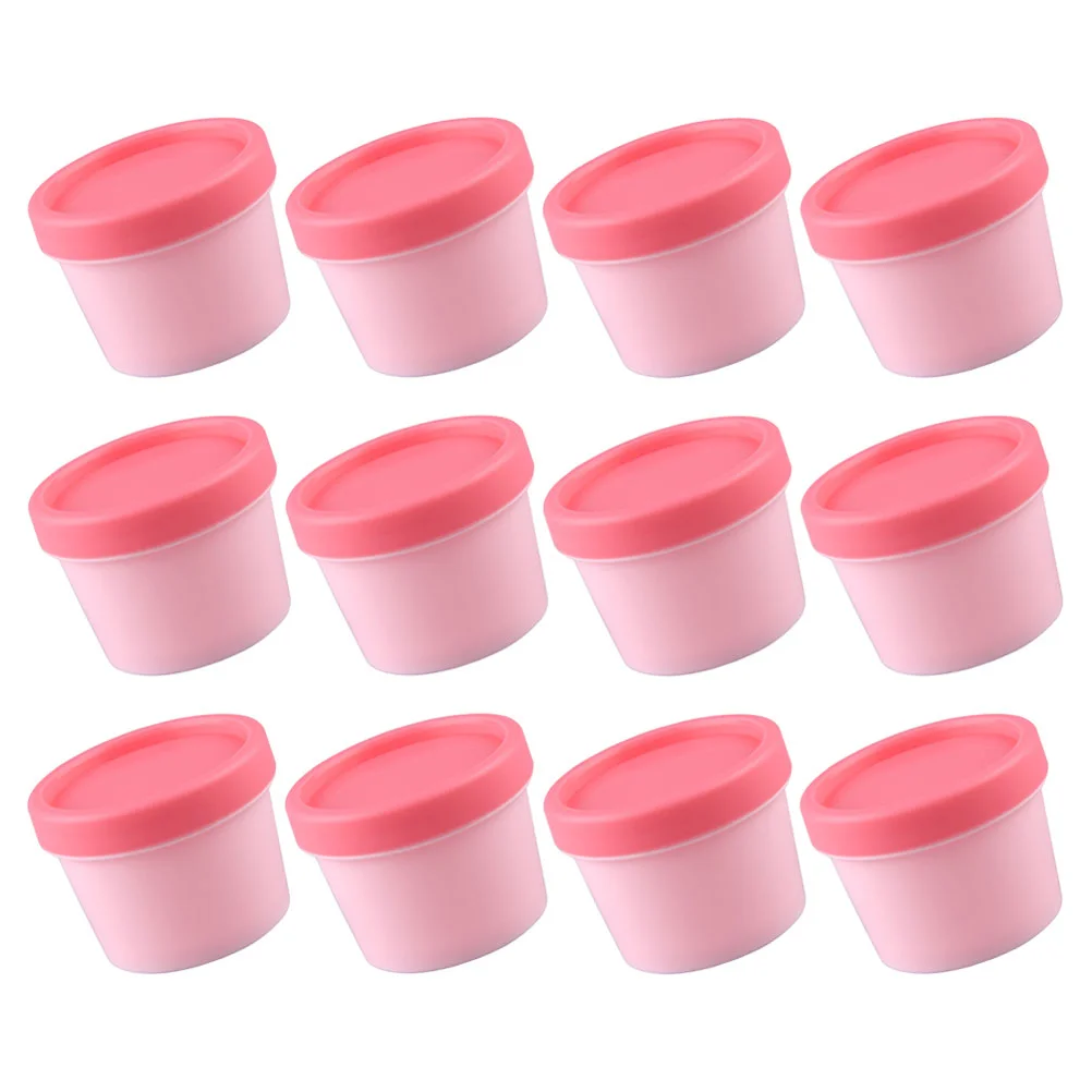 

12 Pcs Mask Bottle Box Multipurpose Sub Packaging Container Plastic Cream Jars Travel Face Dessert Sub-packing