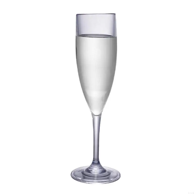 Фото E21B Shatterprensy Wine Hanse Нерушимый акриловый кубок с шампанским для вечеринки с прозрачным жареным бокалом пив №2