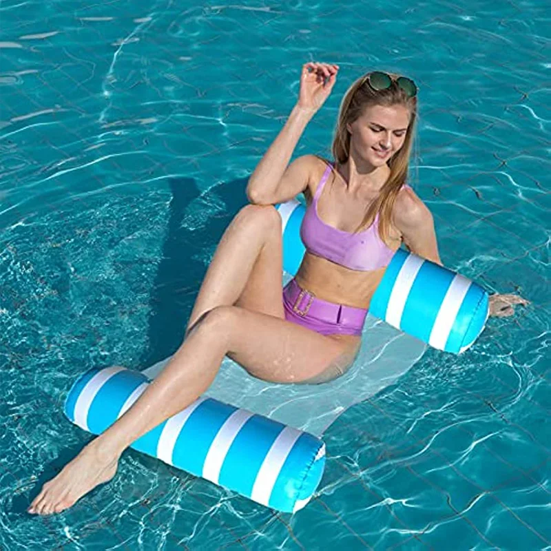 

4-in-1 Multi-Purpose Pool Floating Toys Inflatable Pool Hammock Floats Water Hammock Lounge Pool Rafts Lounge Chairs Floating