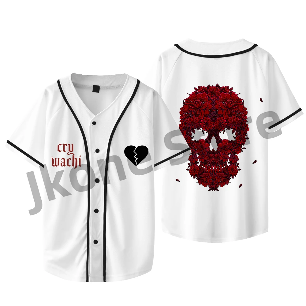 

Kai Wachi Baseball T-shirts Album Merch Summer Women Men Fashion Casual Short Sleeve Jacket