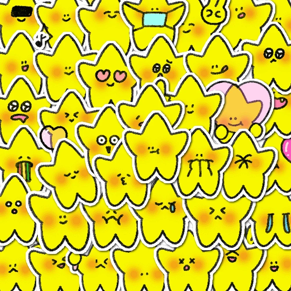 40 Шт. Наклейки Со Звездами Для Холодильника Конверты Багажа