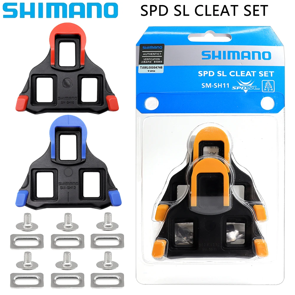 SHIMANO SPD-SL SH10 SH11 SH12 Шипы для педалей шоссейного велосипеда 0/6/2 градуса