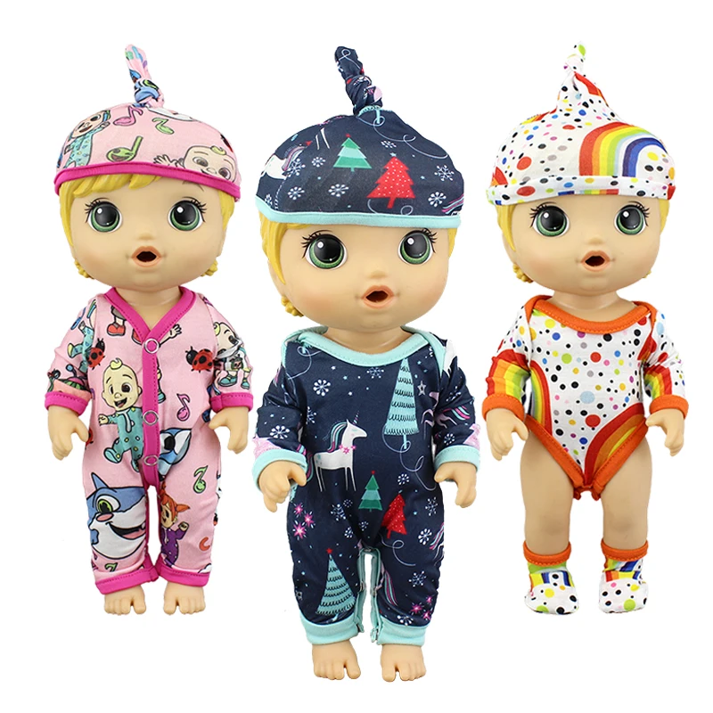 2022 New Doll JumpSuit  For 12 Inch 30CM Baby Alive Doll Toys Doll Clothes And  Accessories