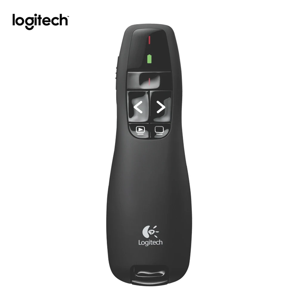 Оригинальный беспроводной Презентер Logitech R400 2 4G диапазон 15 м красная лазерная