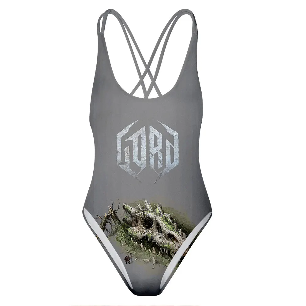 

Women Sling One-piece Swimwear Gord Game Backless Swimsuit Beach Bathing Suit