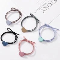 hand knotted hair ring love hair rope korean of the frosted head rope high elastic pull continuous rubber band simple jewelry