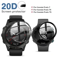 3 pcs smart watch screen protectors for garmin fenix 77s full cover curved edge soft protective film for garmin fenix 7x