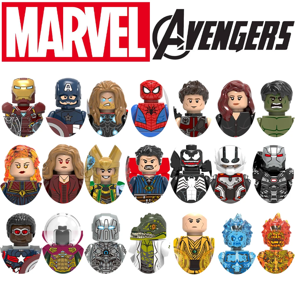 

Avenger Superhero Movie Series Building Blocks Anime Bricks Mini Action Toy Figures Blocks Assembly Toys Child Gifts