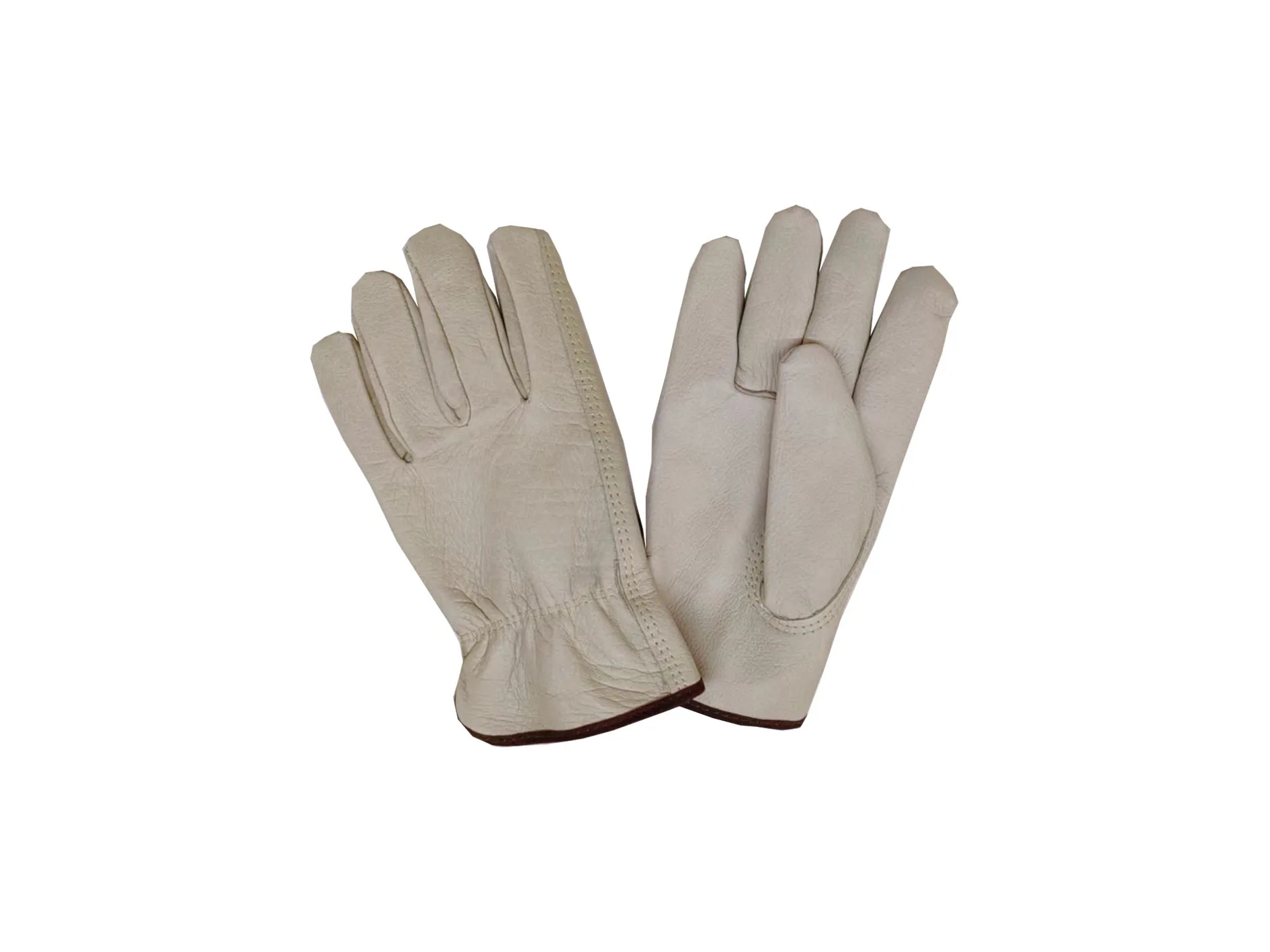 Кожаные перчатки Oxen для мужчин и женщин, защитные рабочие перчатки для механического ремонта, для садоводства