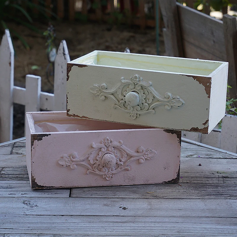 

Деревянный ящик в стиле ретро под старину