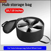 for tesla hubcaps bag oxford wheel cover storage bag model3 aero 18 modely 19 wheel protection service tool storage bag