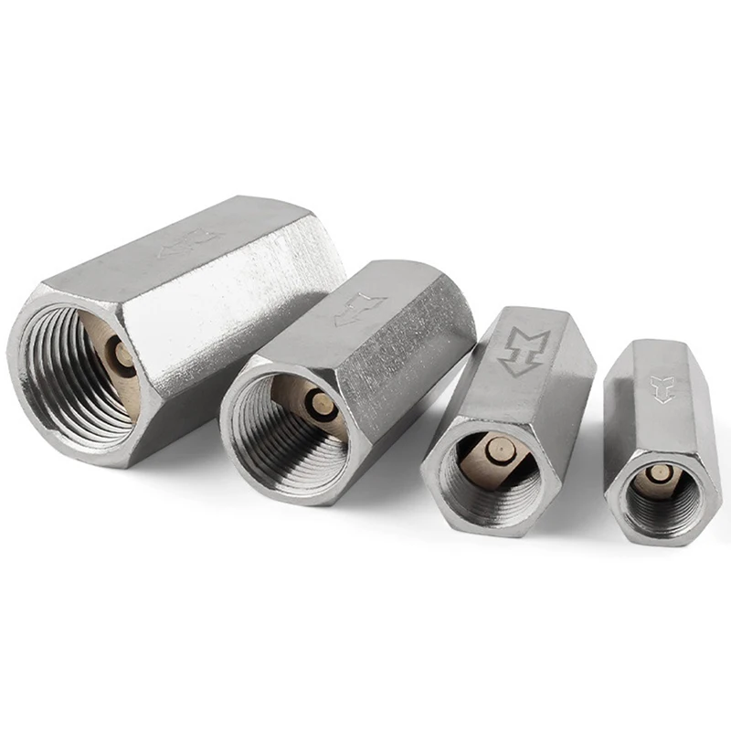 

Pneumatic Check Valve 6mm 8mm 10mm 1/4 OD Hose One Way Valve Air Gas Single Way Brass Valve Air Compressor Pipe Fitting Adapter