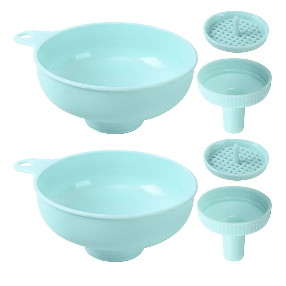 

2 Sets Canning Funnels Funnels for Filling Bottles Cooking Funnels Transfer Funnel Kitchen Funnel Set