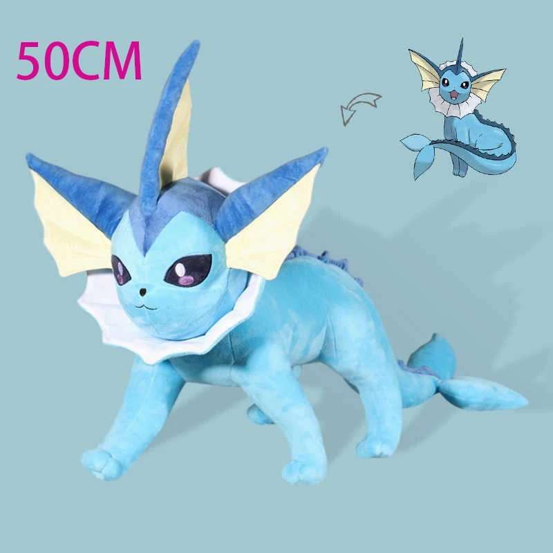 50 см Pokemon Vaporeon большая плюшевая игрушка аниме кукла подушка орнамент для взрослых