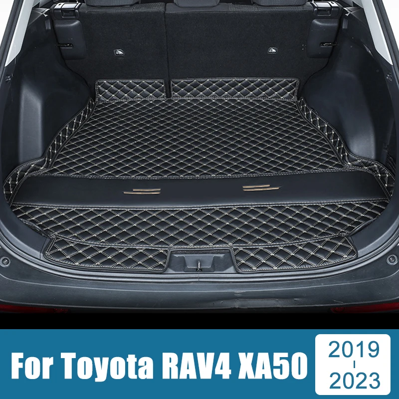 

Leather Car Trunk Mat For Toyota RAV4 XA50 2019 2020 2021 2022 2023 RAV 4 XA 50 Hybrid Cargo Liner Cover Pad Carpet Accessories