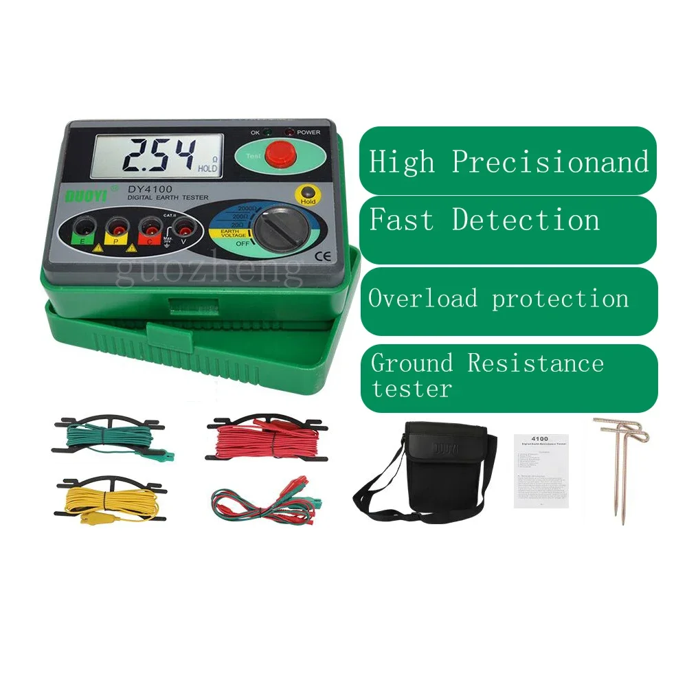 Новинка 2024 года DUOYI DY4100 цифровой измеритель изоляции тестер сопротивления