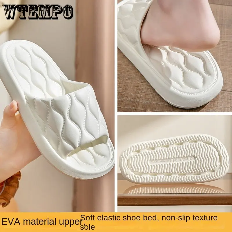 Summer Women Slippers Bath Thick Platform Cartoon Flip Flops Non-Slip Beach Sandals Ladies Slides Indoor Outdoor Dropshipping