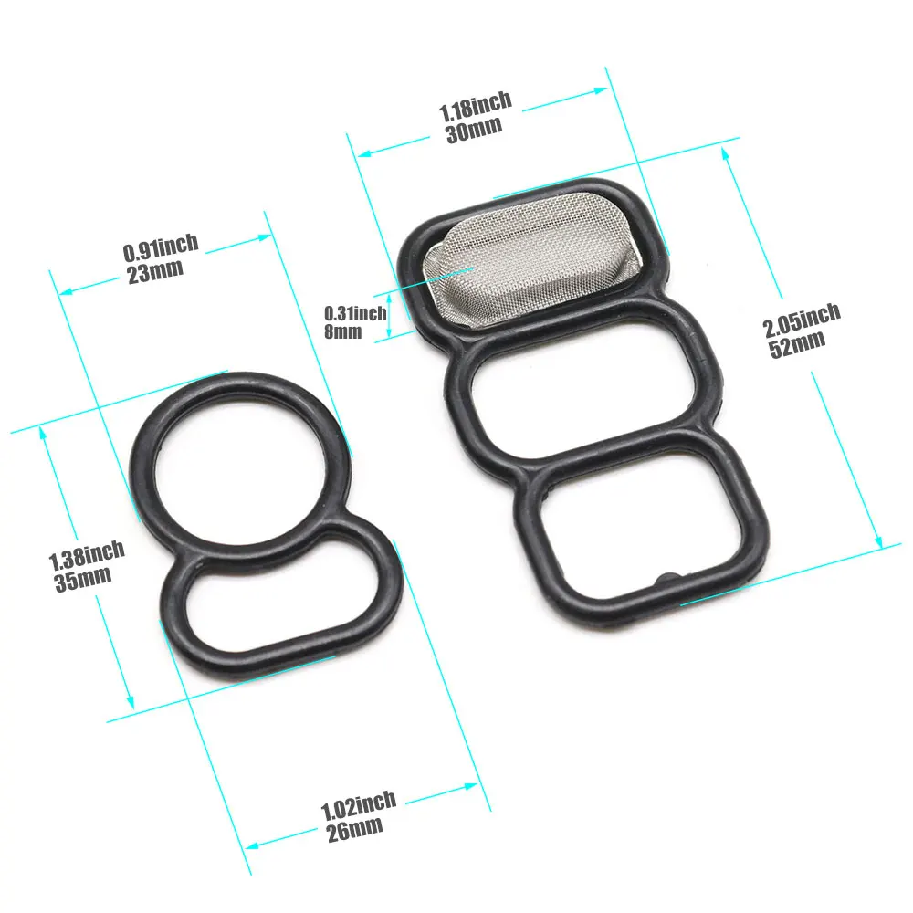 36172-P0A-005 15825-P0A-005 Прокладка электромагнитного клапана VTEC верхняя нижняя часть для