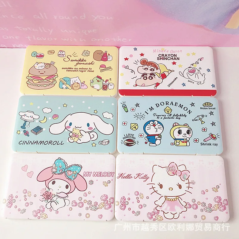 

Sanrios My Melody hellokittys аниме милая девушка сердце мультфильм маска коробка для хранения портативный водонепроницаемый и пыленепроницаемый ящик ...