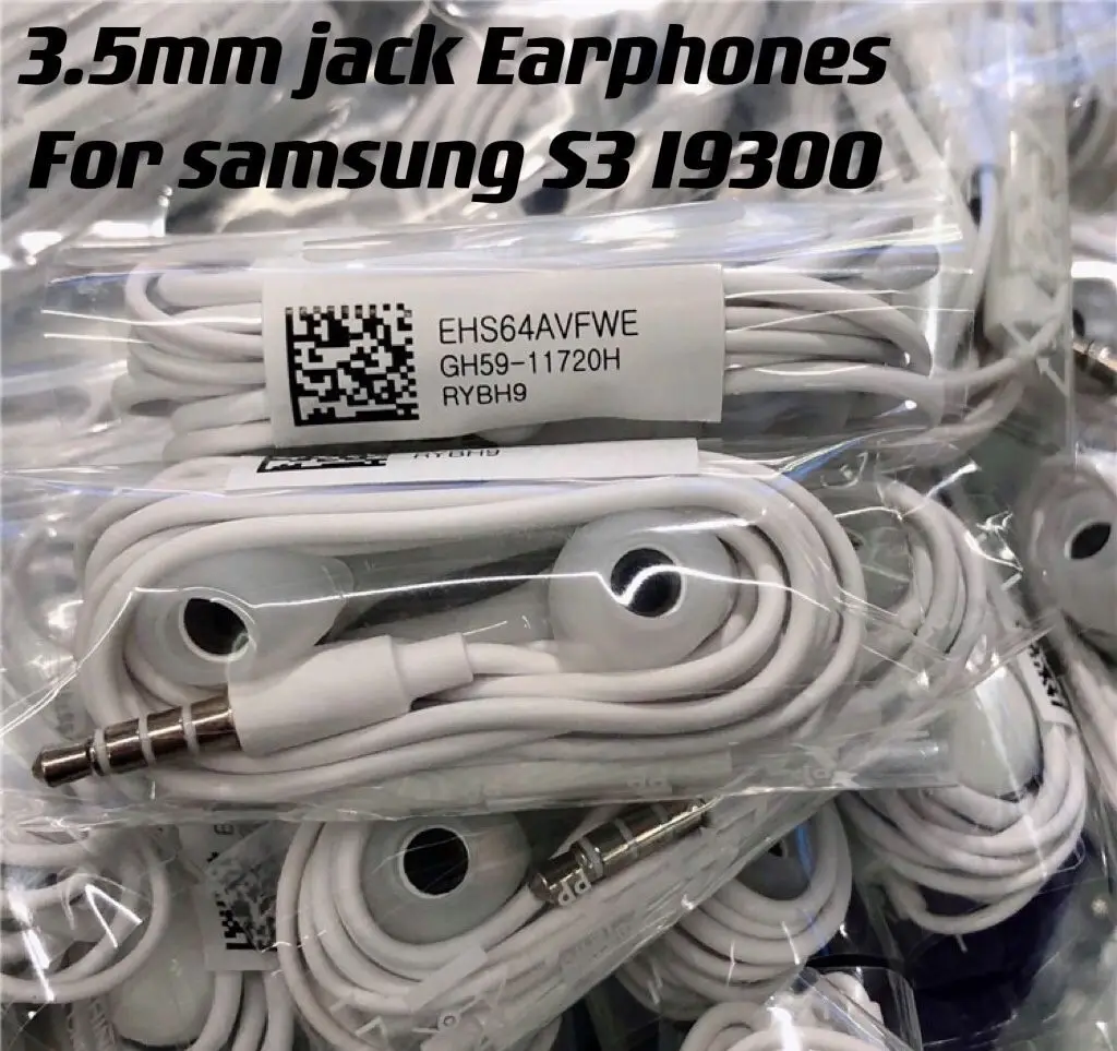 

Wholesale In Ear Sports Earbuds Headsets Wired with Microphone For Smartphone S6 SMG920/S Edg SM G925/S3/S4/S5 Note2/3/4/I9300