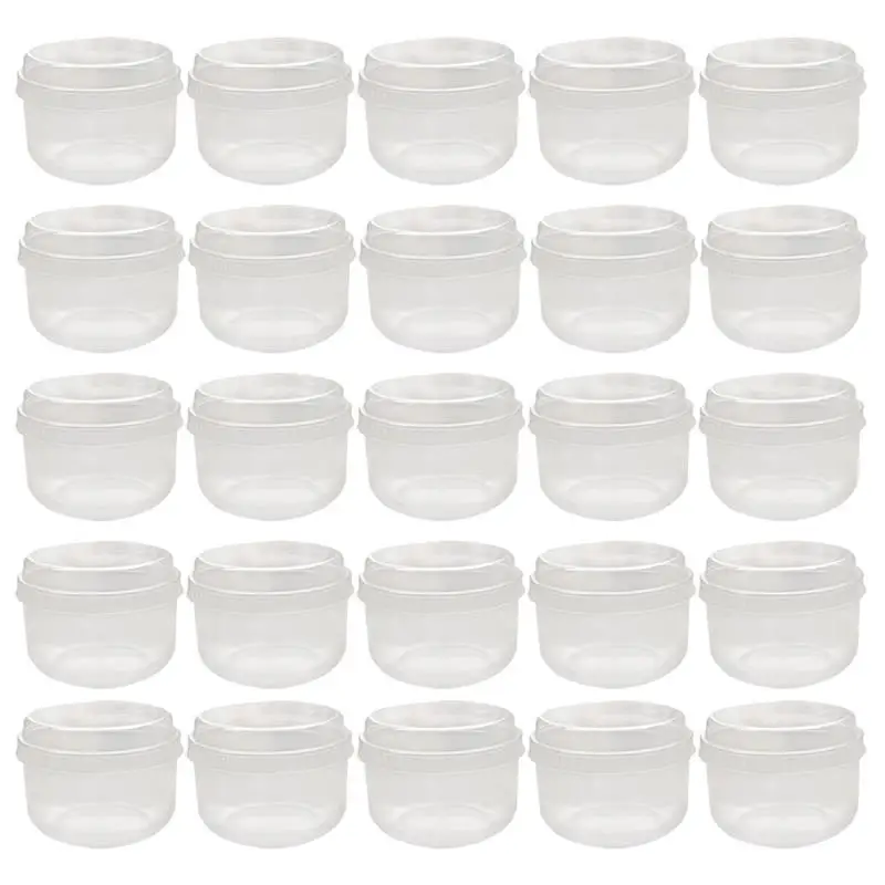 

Pudding Plastic Tumbler Clear Microwave 50 Chubby Ice Baking Dessert Containers Cream Pudding Plastic Cups Beaker Cups Cups Sets