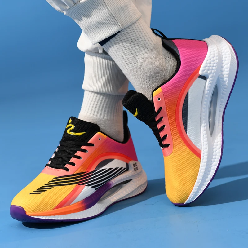Air Cushion Men Running Shoes for Women Breathable Jogging Shoes Outdoor Brand Sneakers Men Athletic Sports Shoes Men Footwear