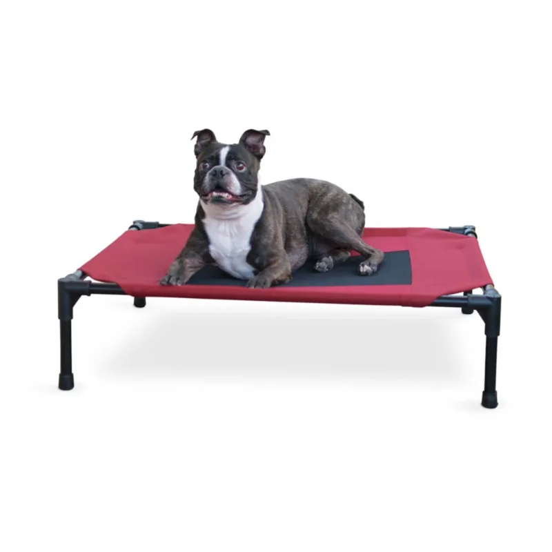 

Original Pet Cot Elevated Pet Bed Medium Red 25" X 32" X 7" Dog Breeding Supplies