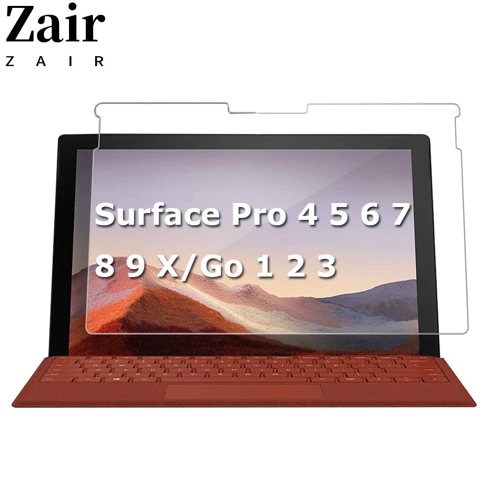 

Screen Protector for Microsoft Surface Pro 9 2022 8 X 13 inch 7 Plus 6 5 4 12.3" Tempered Glass for Surface Go 3 2 2020 10.5"