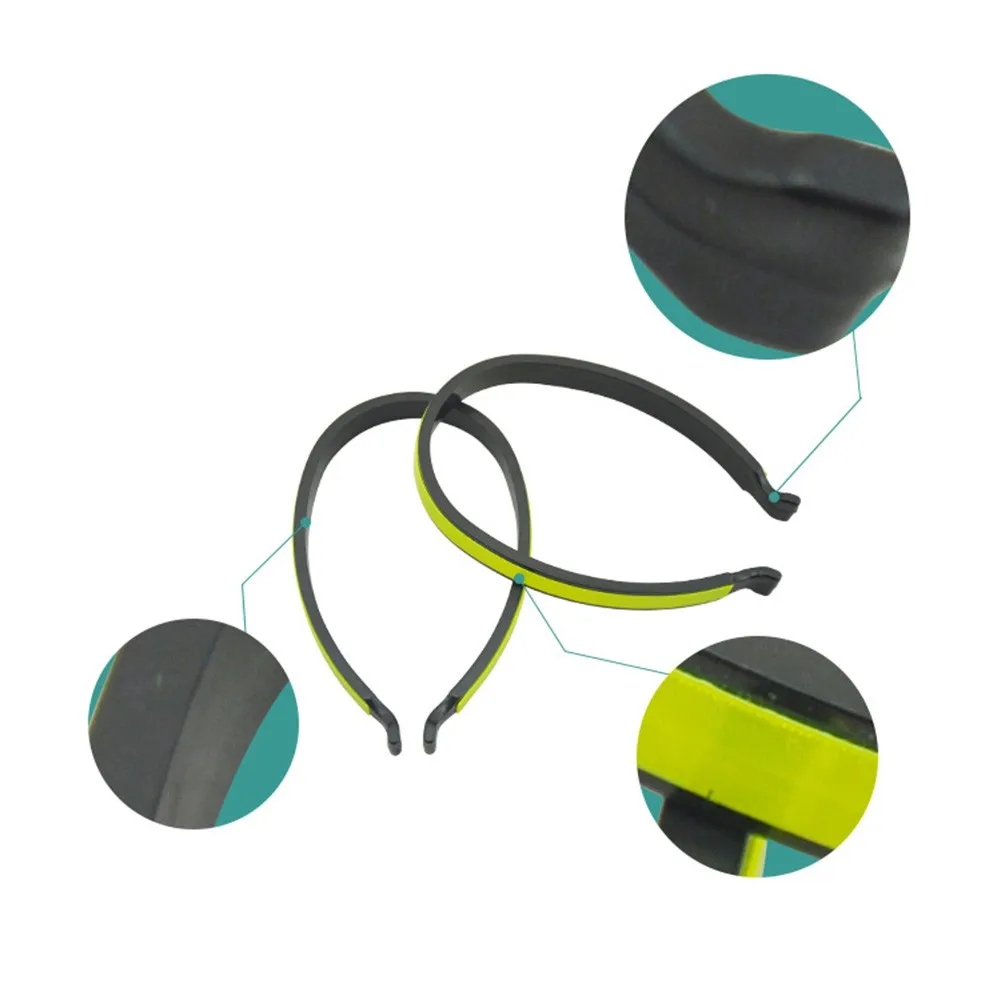 

1pair Hi-Vis Reflective Trouser Clips Men Women Universal Fluorescent Color Lightweight Ankle Leg Bicycle Trouser Clips Parts