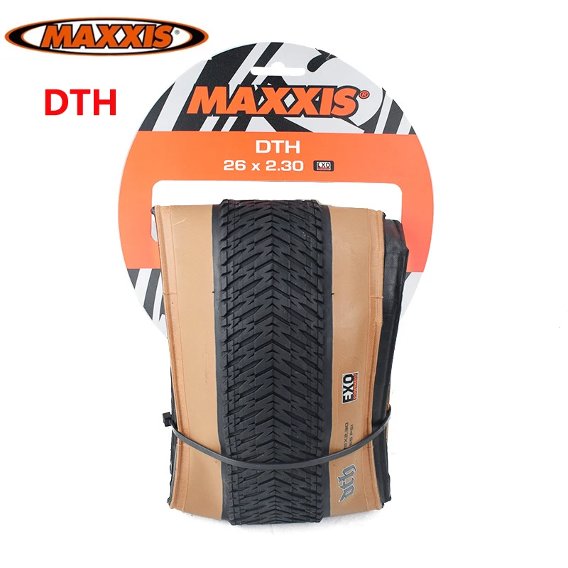 

MAXXIS Bicycle tire black edge retro yellow edge DTH 26X2.15/2.3 street car dead flying dirt slope car tire cycling parts