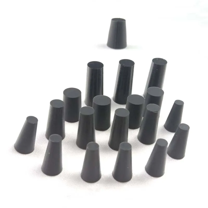 

5Pcs Sealing Plug Silicone Conical Thermostability Softness Rubber Low Temperature Resistance Bottle Stopper Waterproof Shield