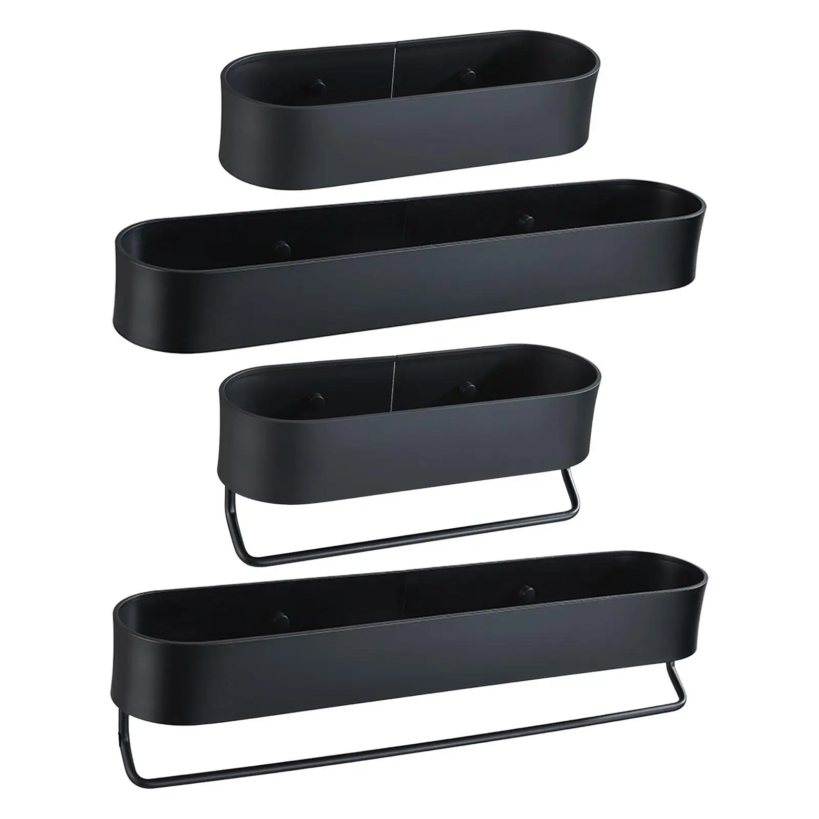 

Durable Floating Shelves Wall Shelf Towel Rack for Bathroom Shampoo Lotions