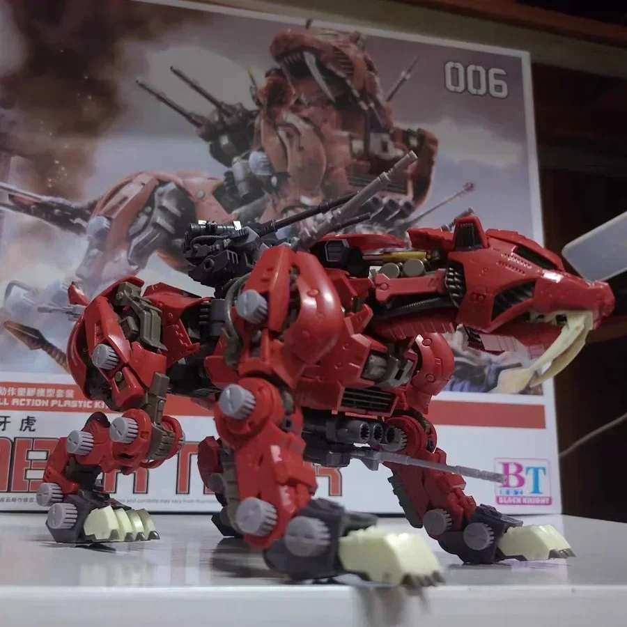 BT Модель 1/72 ZOIDS Red Saber Tiger Собранная модель Аниме Фигурка Игрушки Сборка День