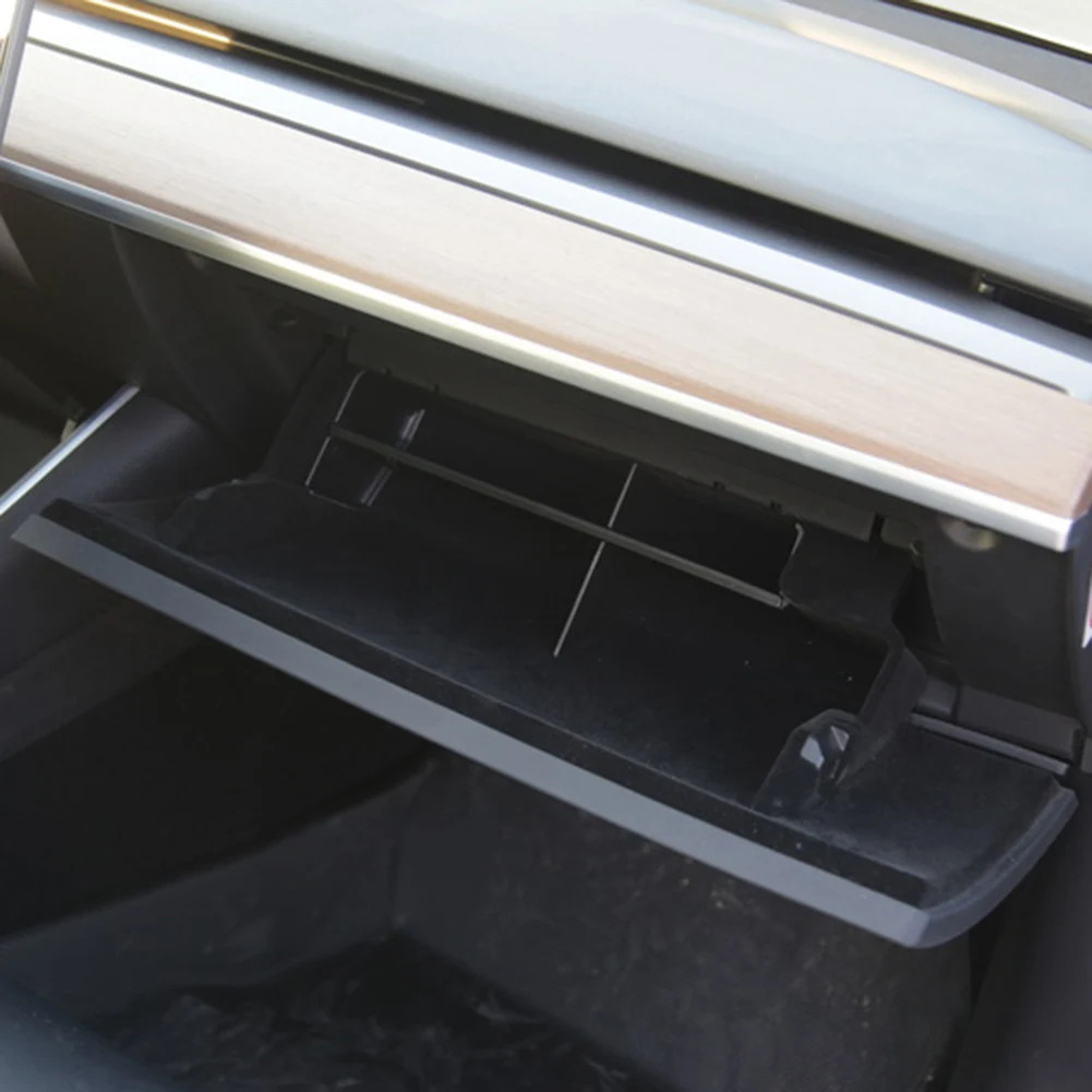 

Полка-контейнер для хранения Glovebox, полка-Органайзер-разделительная полка для Tesla Model 3 / Y